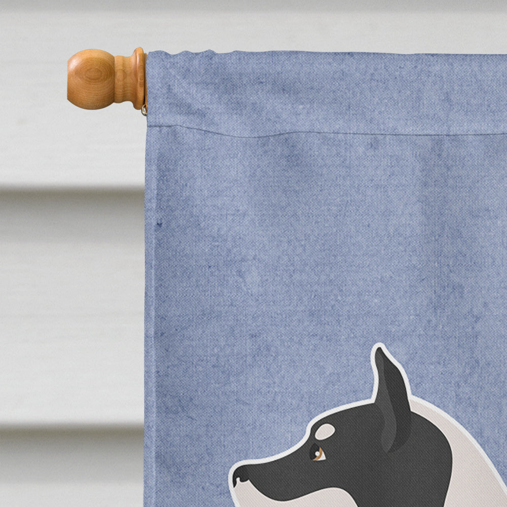 Greenland Dog Welcome Flag Canvas House Size BB8338CHF  the-store.com.