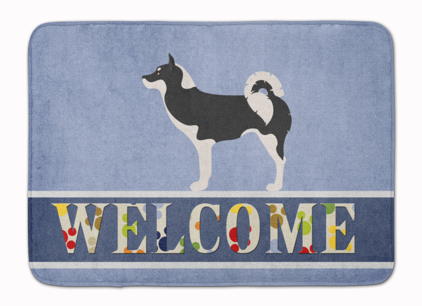 Greenland Dog Welcome Machine Washable Memory Foam Mat BB8338RUG - the-store.com