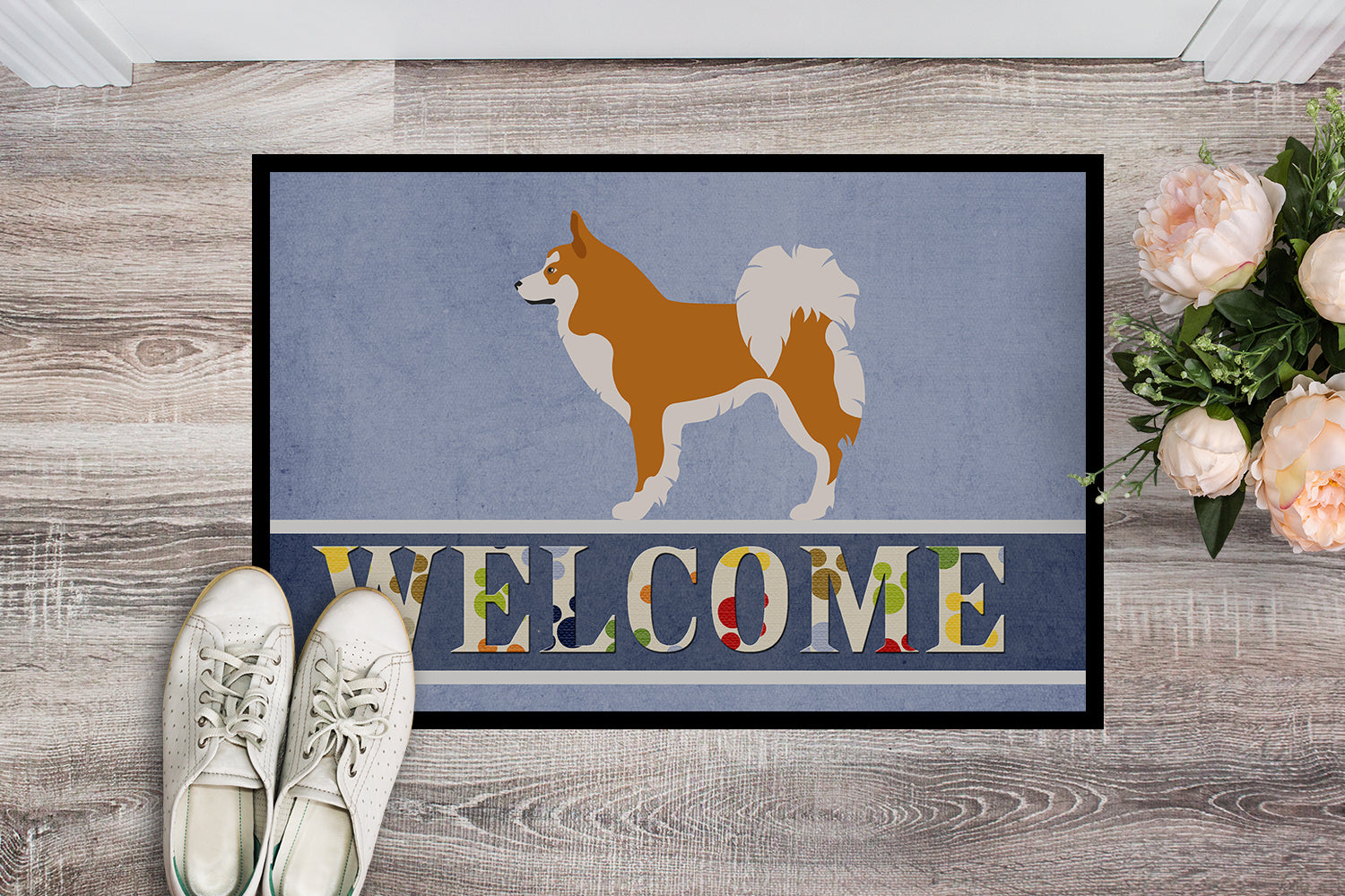 Icelandic Sheepdog Indoor or Outdoor Mat 18x27 BB8340MAT - the-store.com