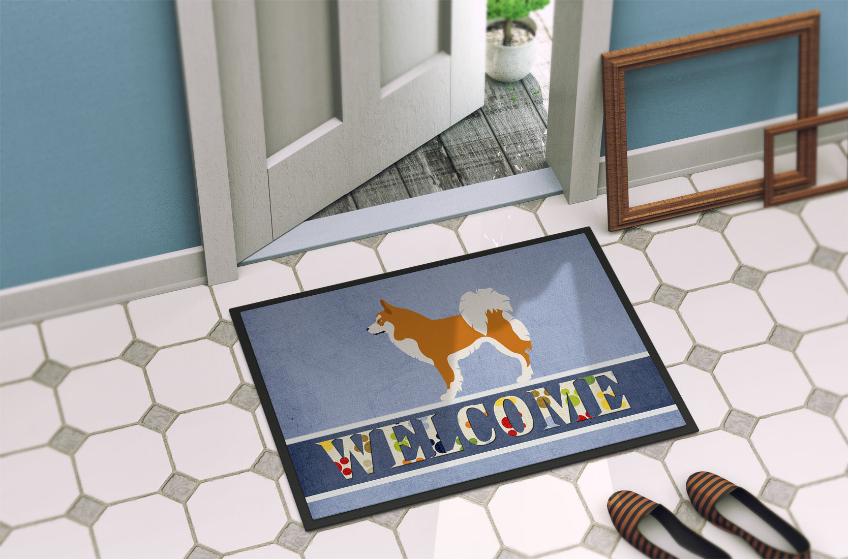 Icelandic Sheepdog Indoor or Outdoor Mat 18x27 BB8340MAT - the-store.com