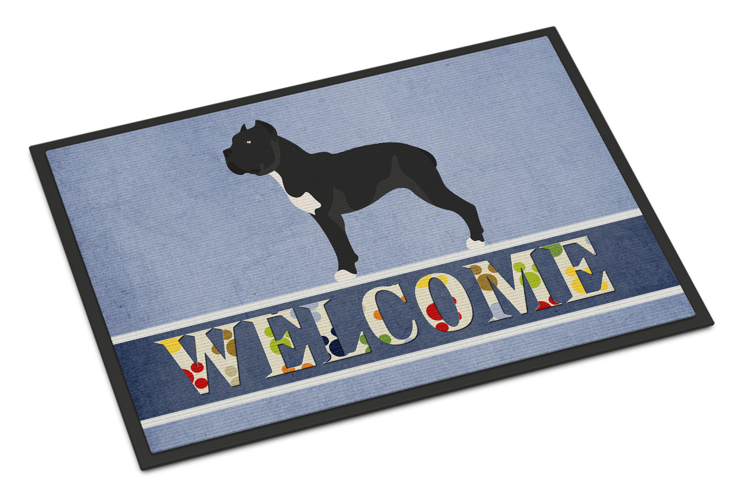 Cane Corso Welcome Indoor or Outdoor Mat 18x27 BB8345MAT - the-store.com