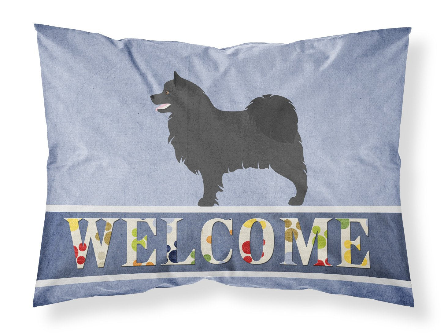 Swedish Lapphund Welcome Fabric Standard Pillowcase BB8347PILLOWCASE by Caroline's Treasures