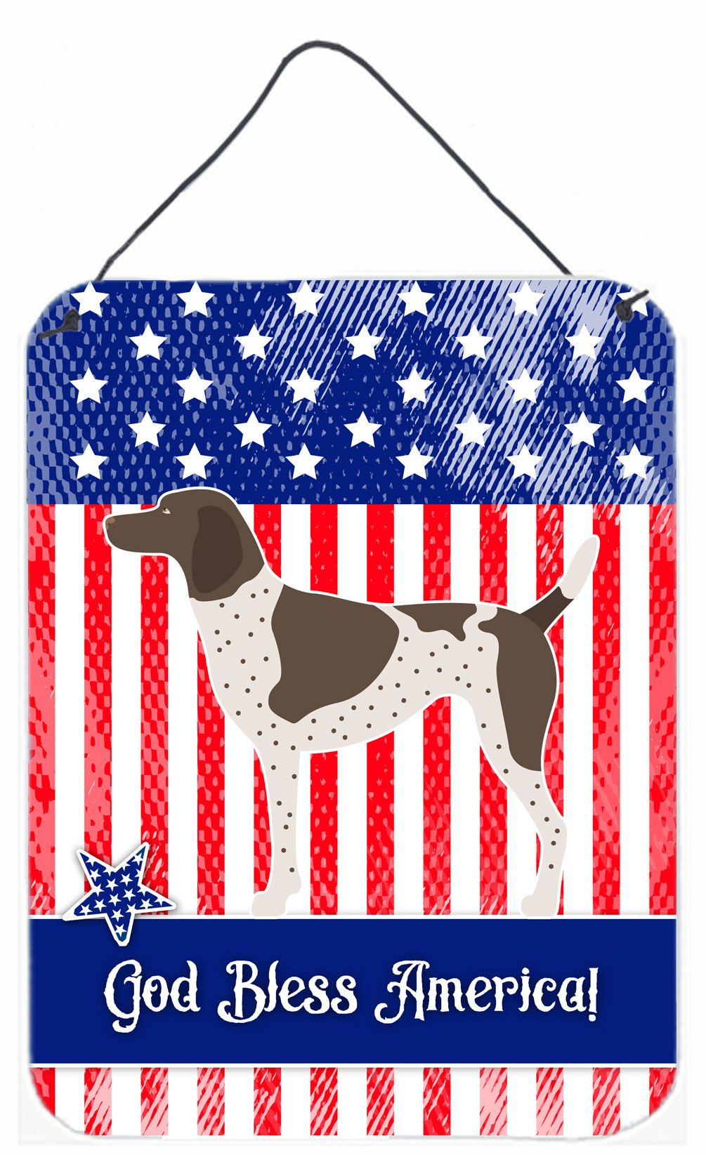 German Shorthaired Pointer American Wall or Door Hanging Prints BB8364DS1216 by Caroline's Treasures