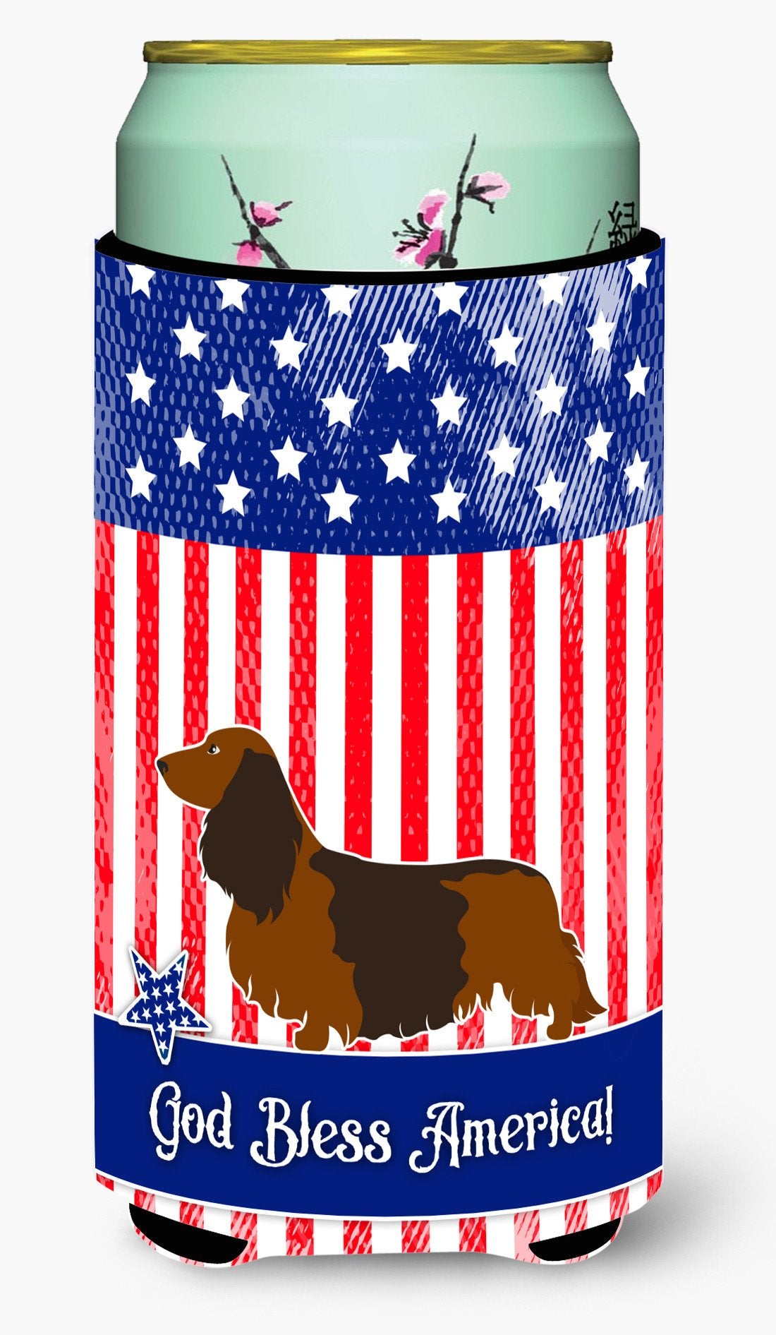 Longhaired Dachshund American Tall Boy Beverage Insulator Hugger BB8368TBC by Caroline's Treasures