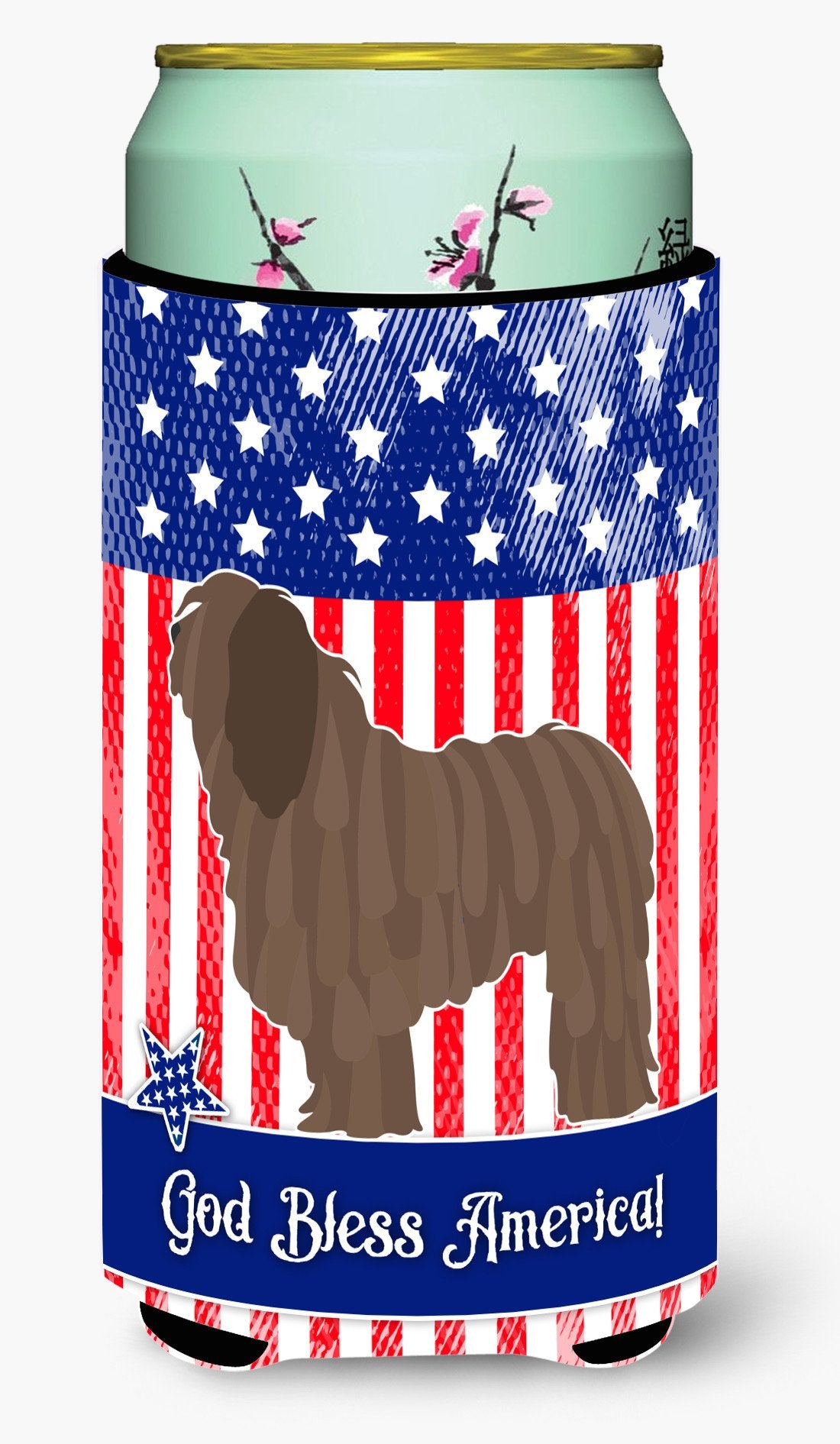 Bergamasco Shepherd American Tall Boy Beverage Insulator Hugger BB8372TBC by Caroline's Treasures