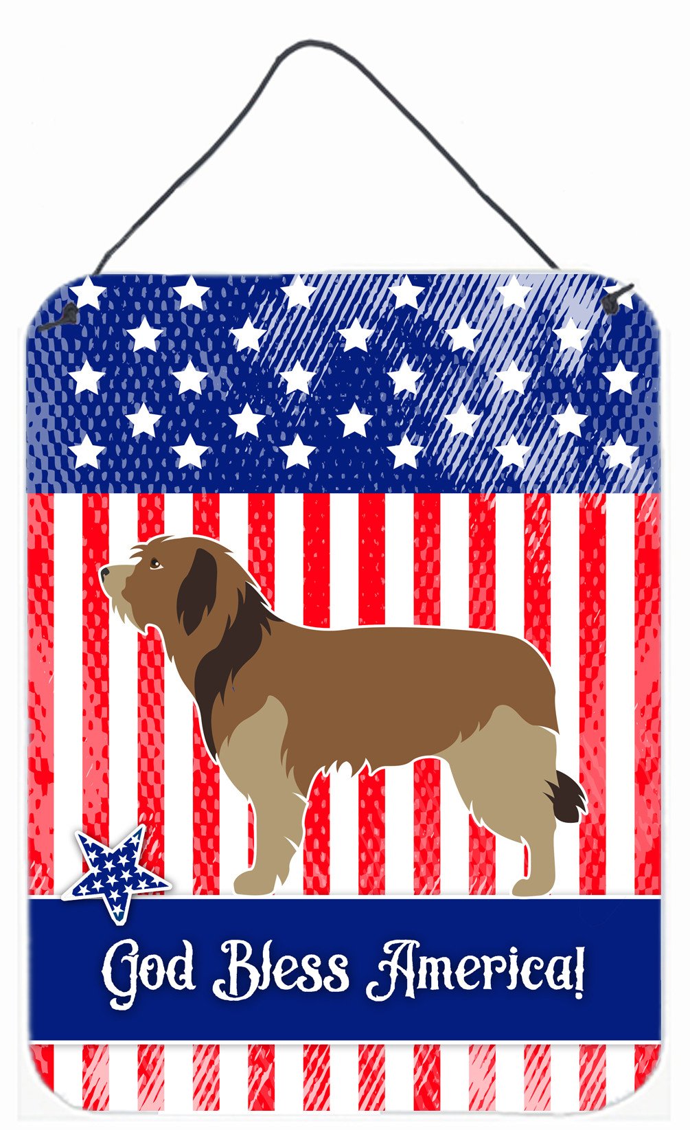 Catalan Sheepdog American Wall or Door Hanging Prints BB8376DS1216 by Caroline&#39;s Treasures