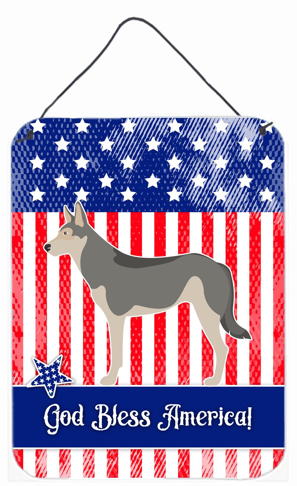 Saarloos Wolfdog American Wall or Door Hanging Prints BB8377DS1216 by Caroline&#39;s Treasures