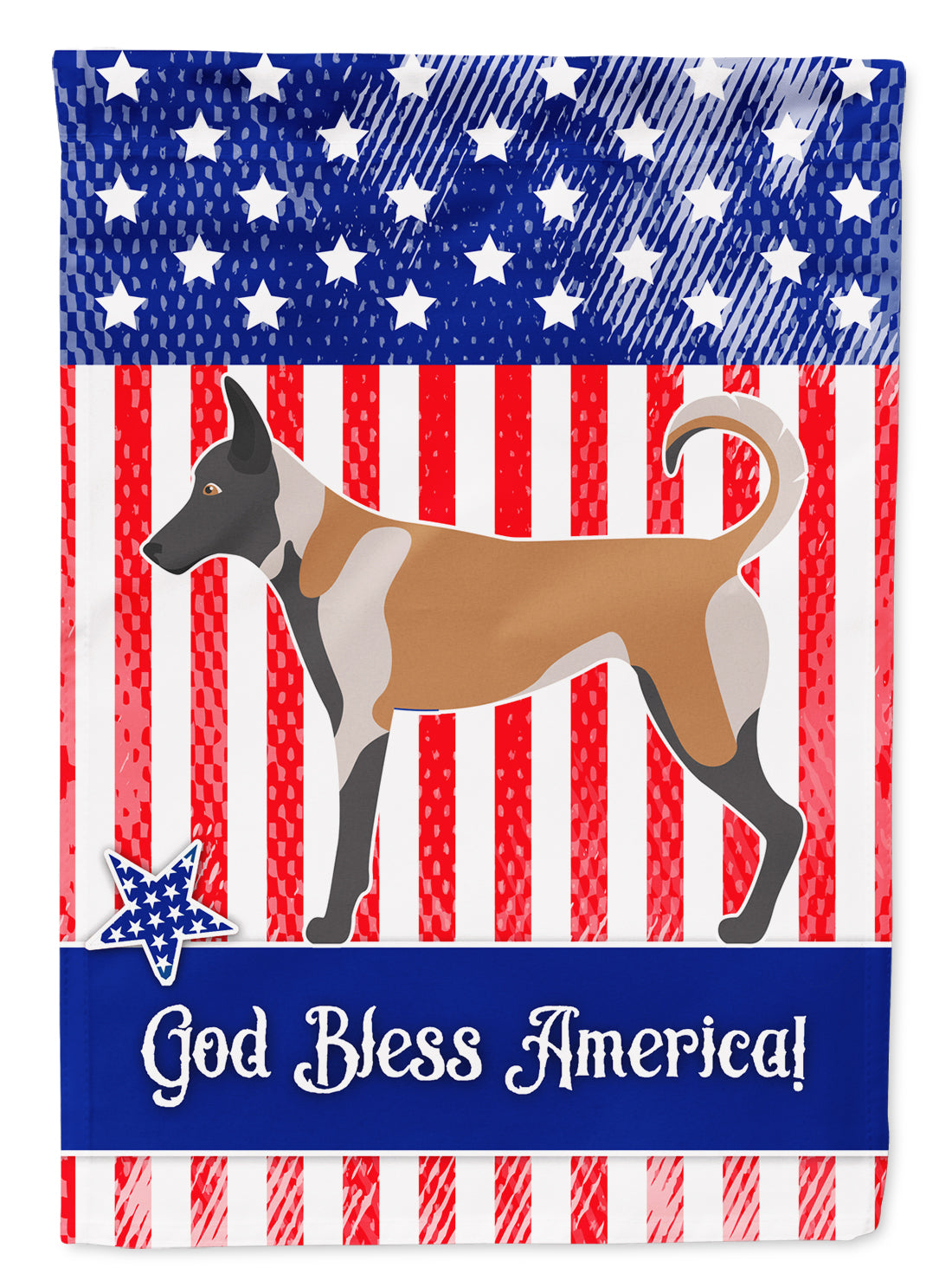 Malinois American Flag Garden Size BB8380GF  the-store.com.