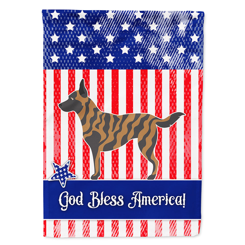 Dutch Shepherd American Flag Canvas House Size BB8381CHF  the-store.com.