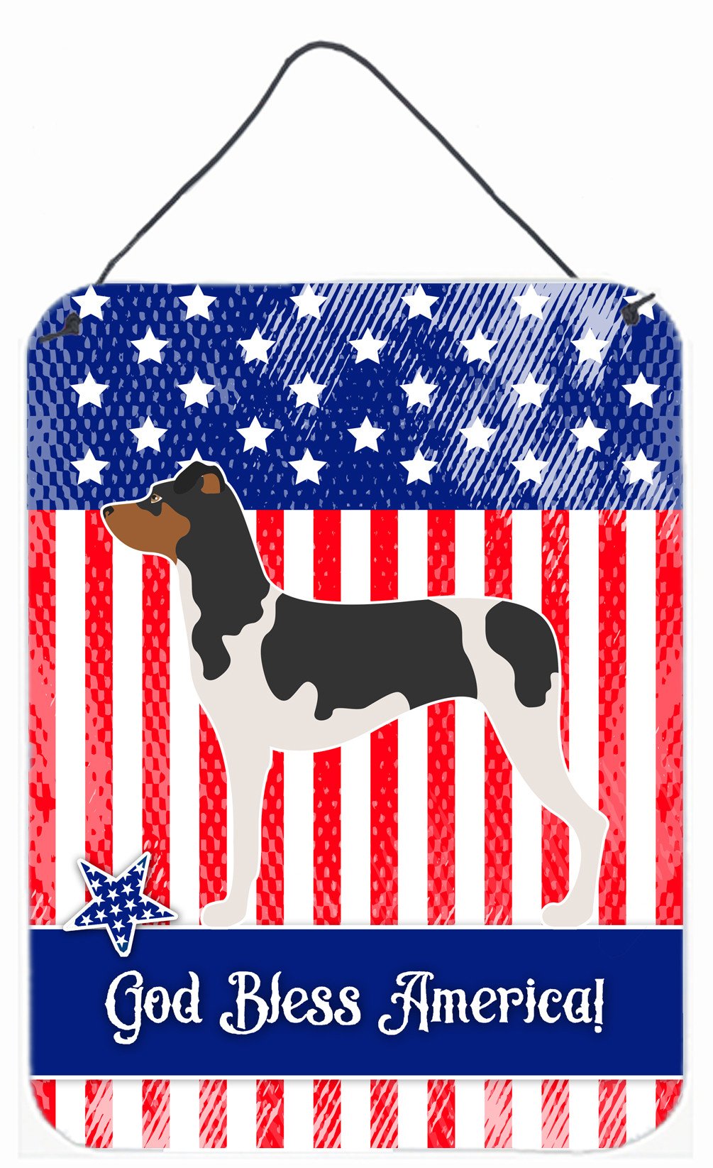 Brazilian Terrier American Wall or Door Hanging Prints BB8396DS1216 by Caroline's Treasures