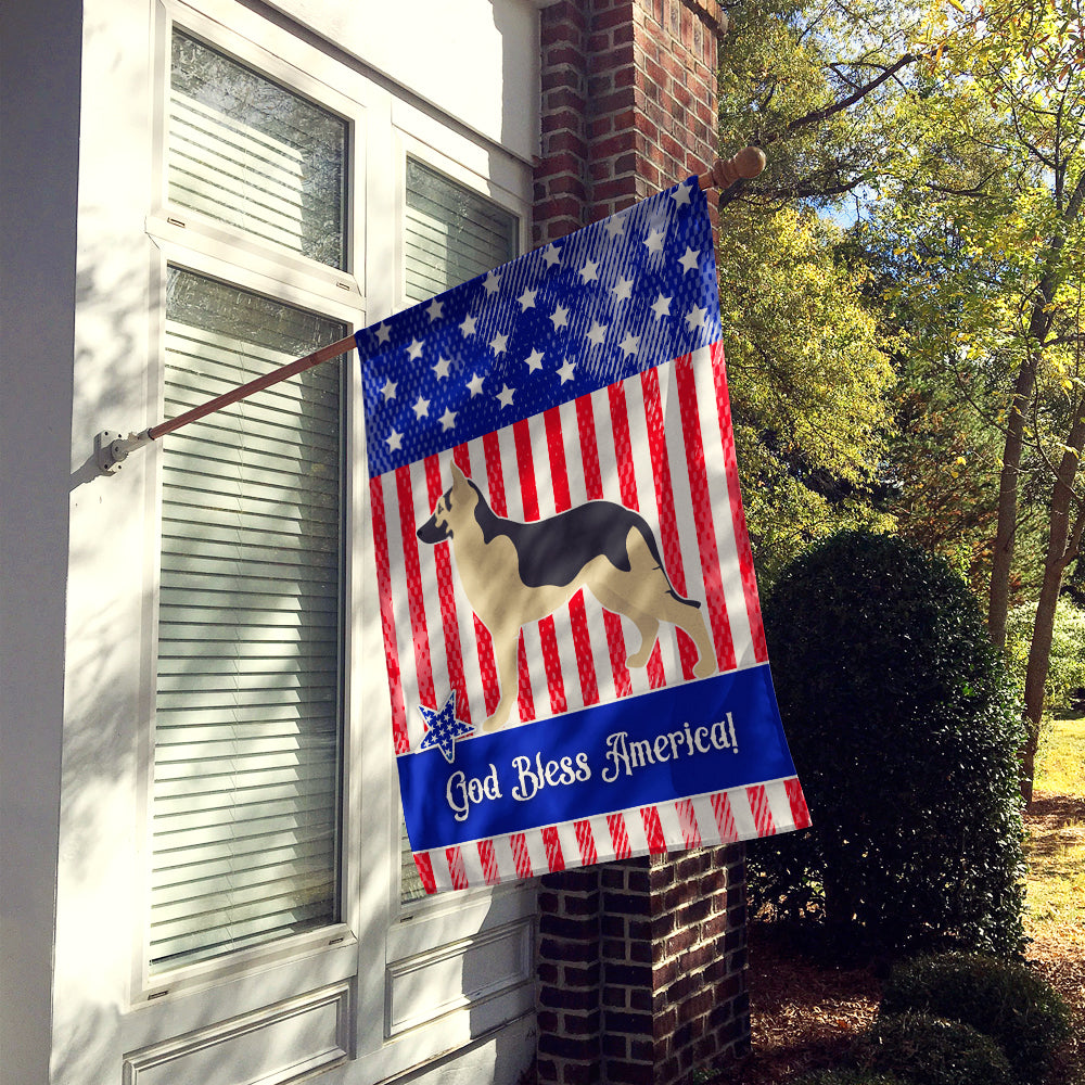 German Shepherd American Flag Canvas House Size BB8411CHF  the-store.com.