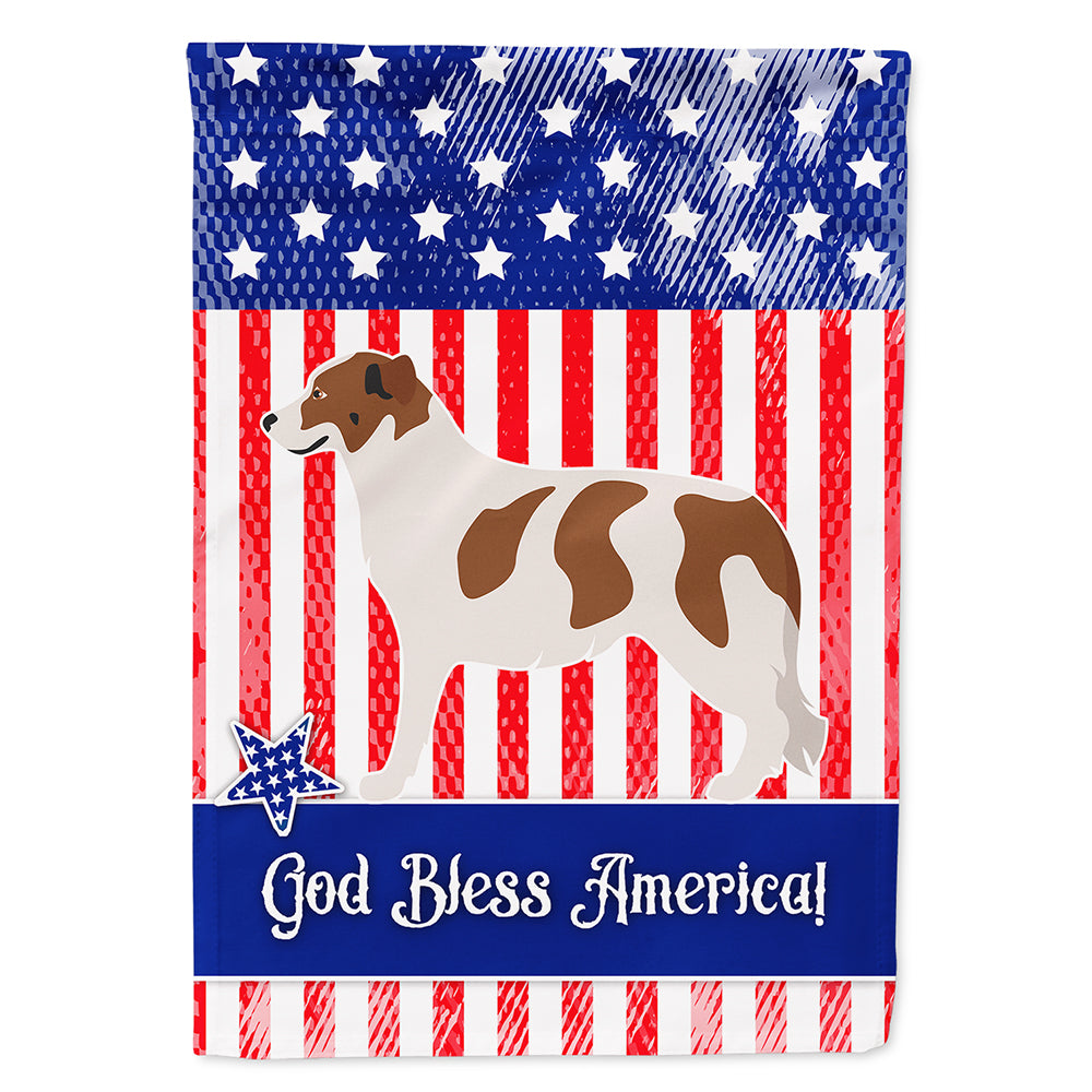 Aidi Atlas Mountain Dog American Flag Canvas House Size BB8415CHF  the-store.com.