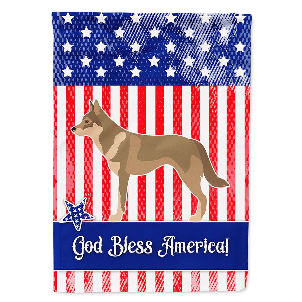 Czechoslovakian Wolfdog American Flag Canvas House Size BB8416CHF  the-store.com.