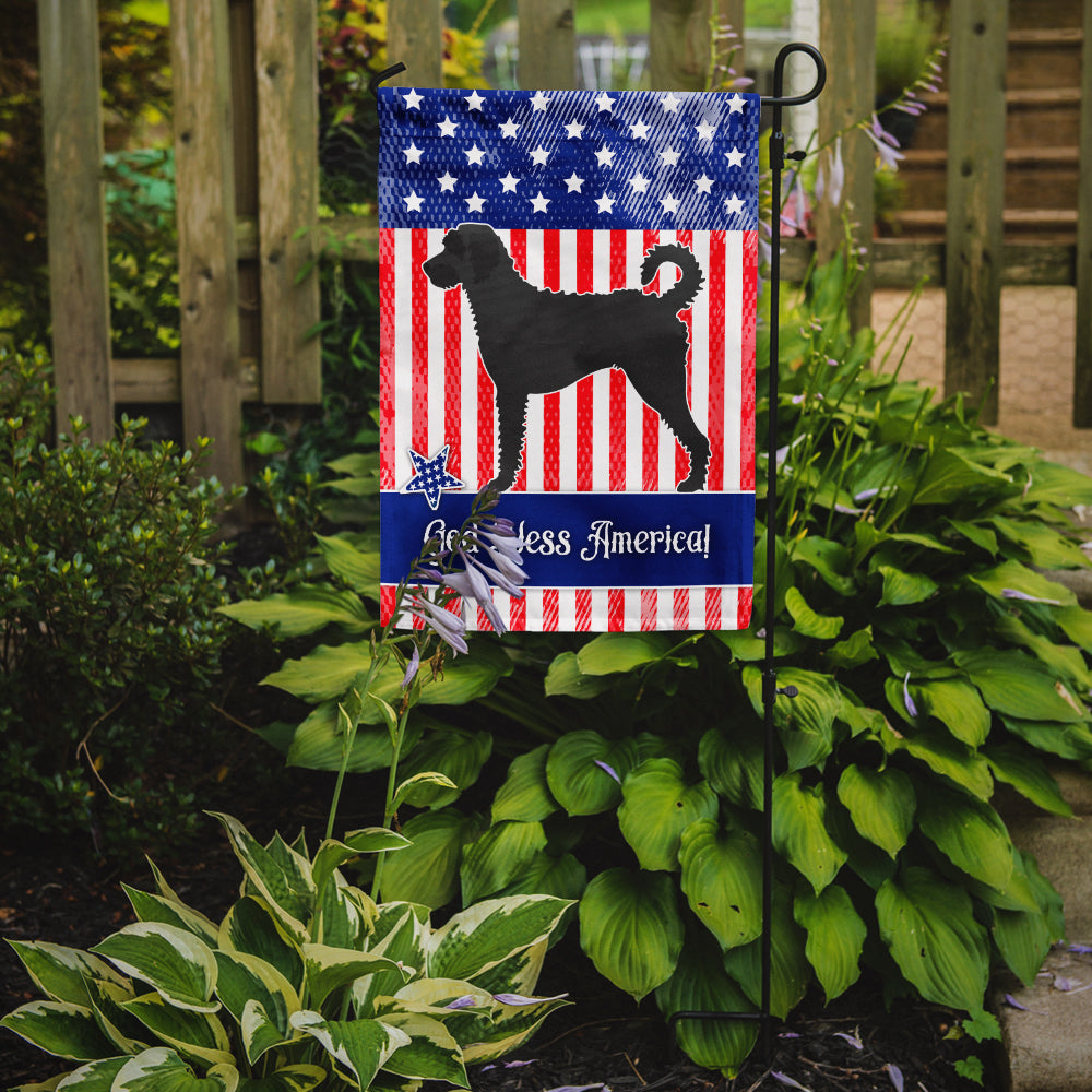 Labradoodle American Flag Garden Size BB8418GF  the-store.com.