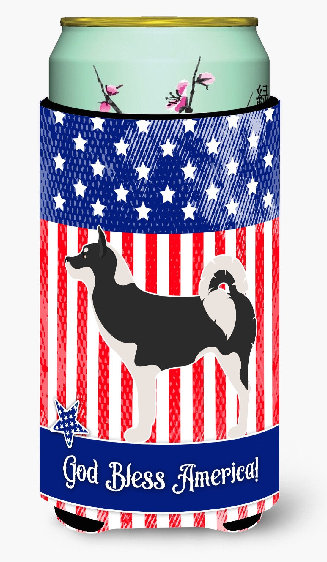 Greenland Dog American Tall Boy Beverage Insulator Hugger BB8419TBC by Caroline's Treasures