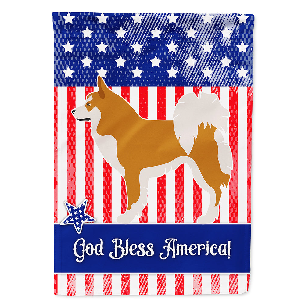 Icelandic Sheepdog American Flag Canvas House Size BB8421CHF  the-store.com.