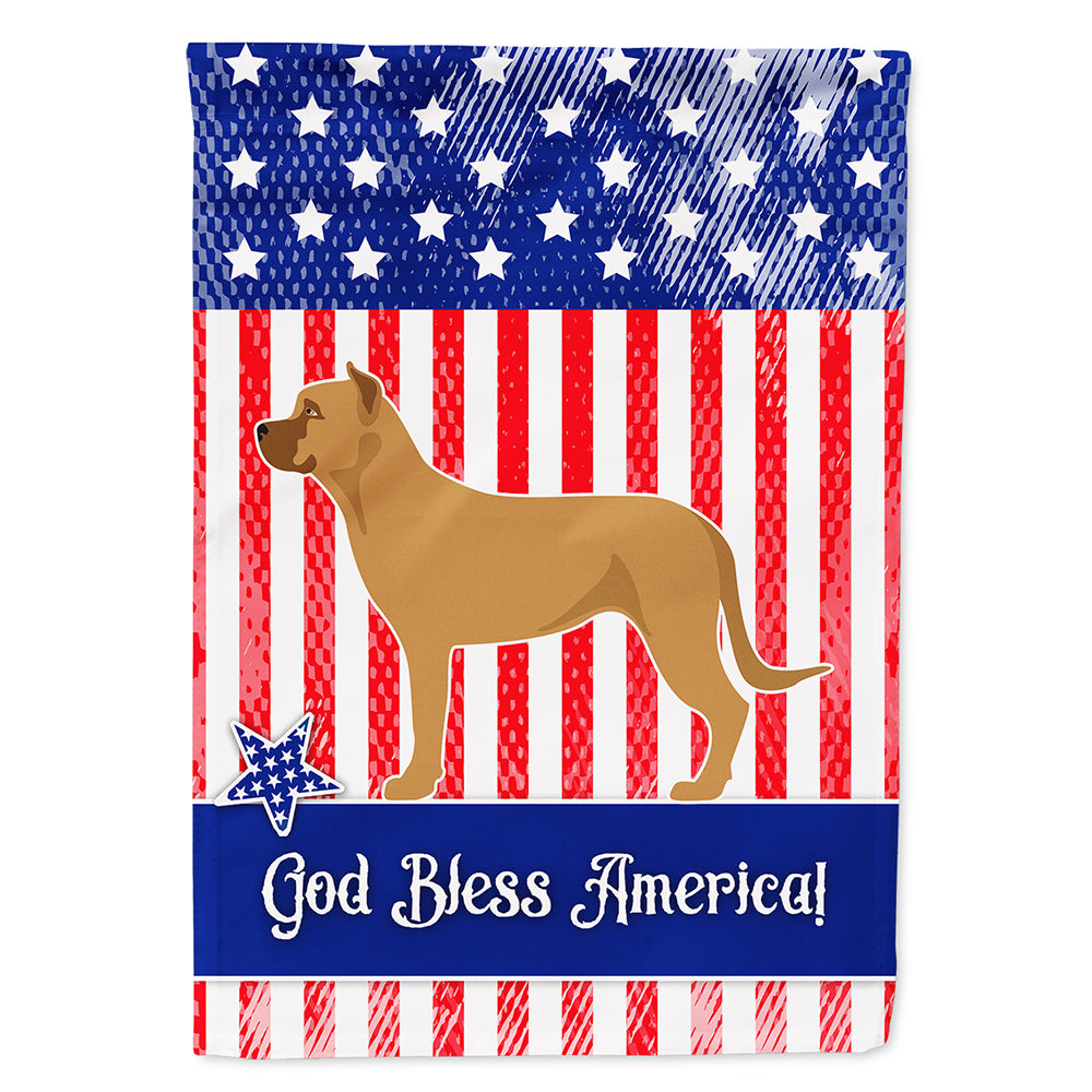 Alano Espanol Spanish Bulldog American Flag Canvas House Size BB8425CHF  the-store.com.