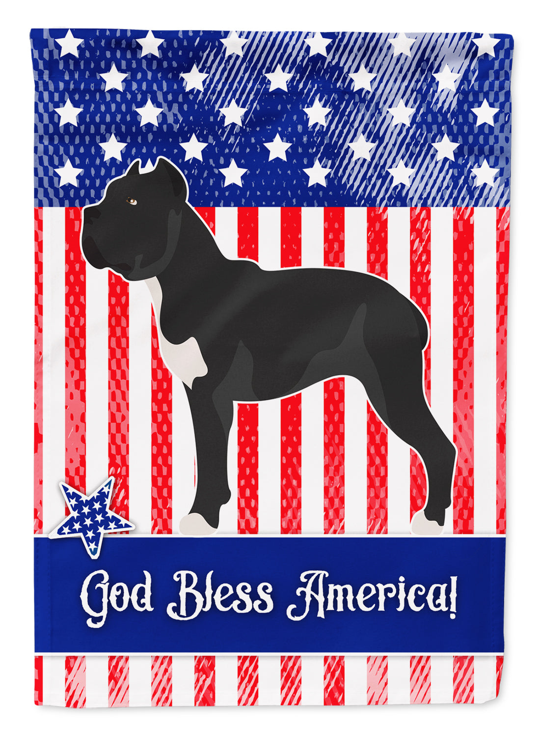 Cane Corso American Flag Garden Size BB8426GF  the-store.com.