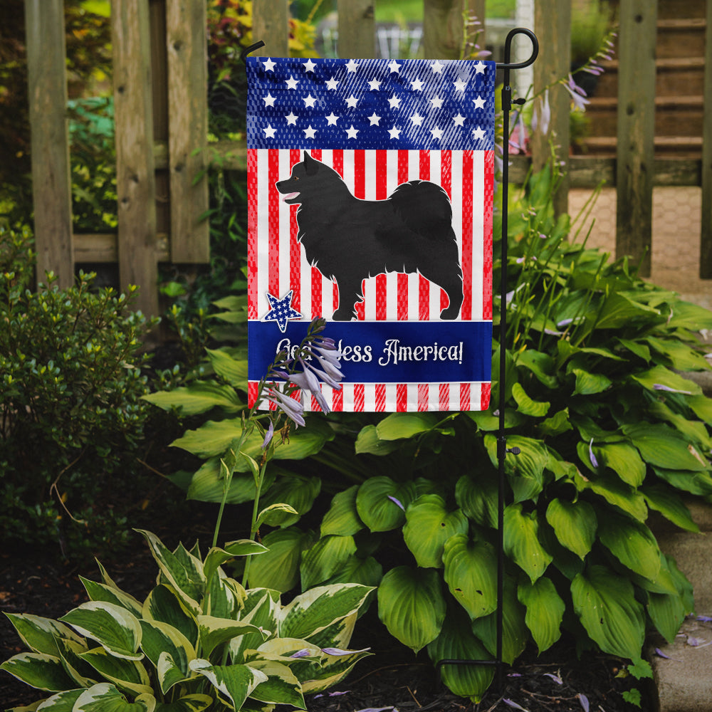 Swedish Lapphund American Flag Garden Size BB8428GF  the-store.com.