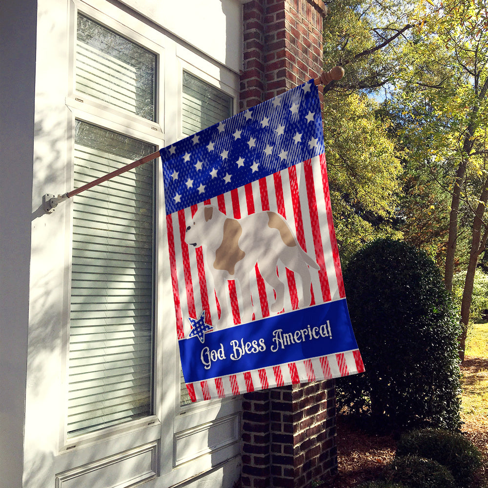 American Bulldog American Flag Canvas House Size BB8429CHF  the-store.com.