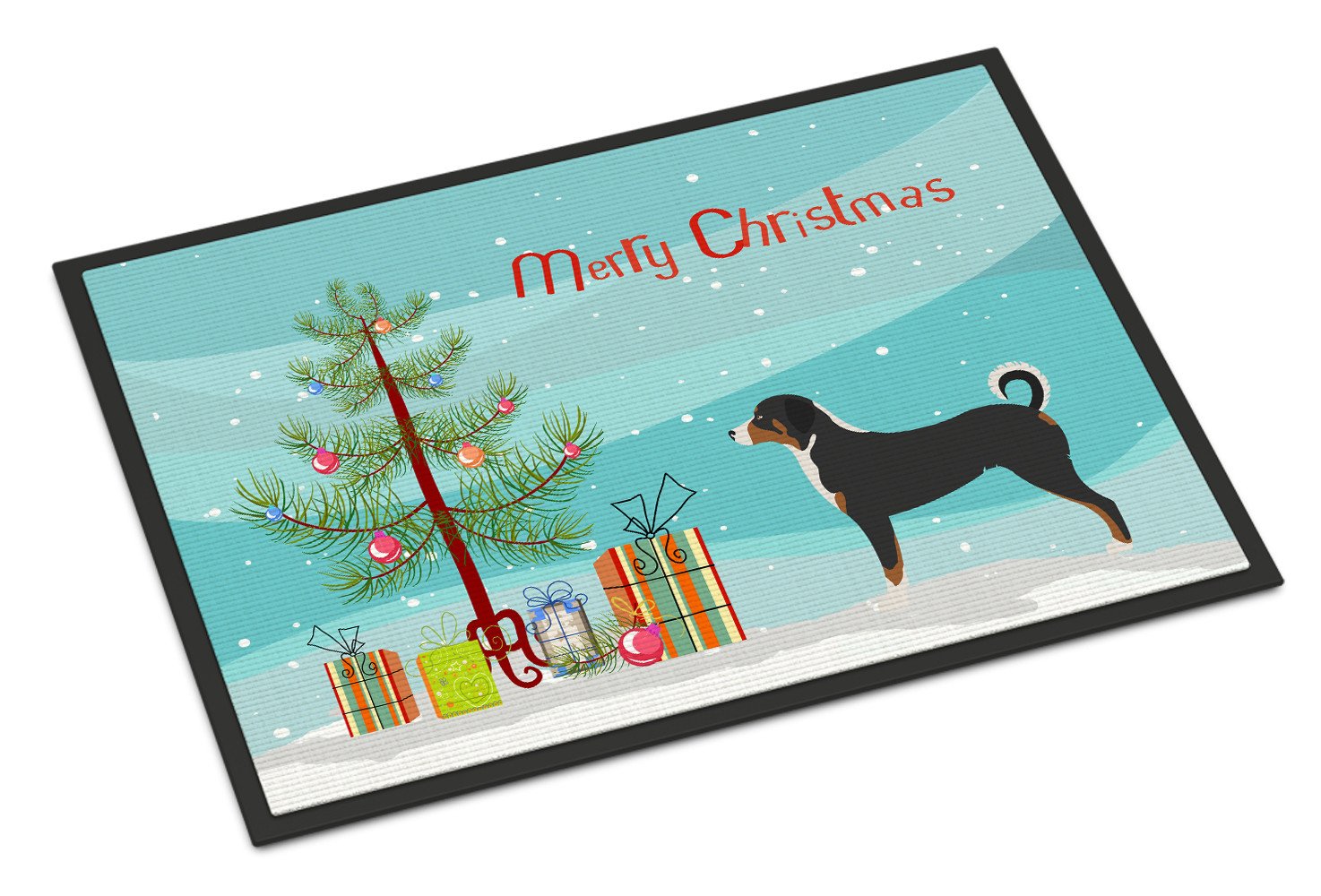 Appenzeller Sennenhund Christmas Indoor or Outdoor Mat 24x36 BB8450JMAT by Caroline's Treasures