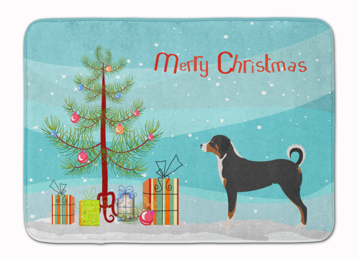 Appenzeller Sennenhund Christmas Machine Washable Memory Foam Mat BB8450RUG - the-store.com