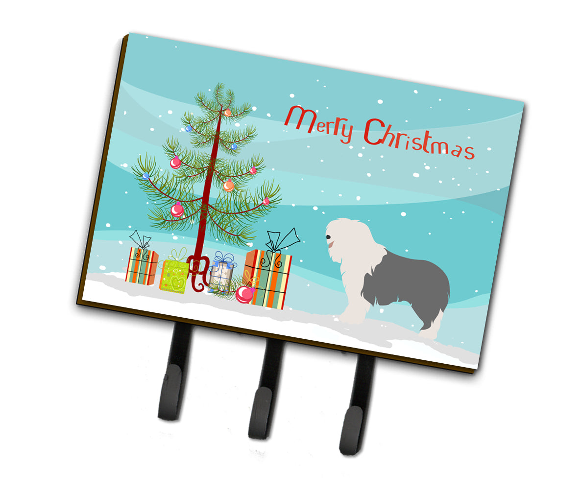 Old English Sheepdog Christmas Leash or Key Holder BB8466TH68  the-store.com.