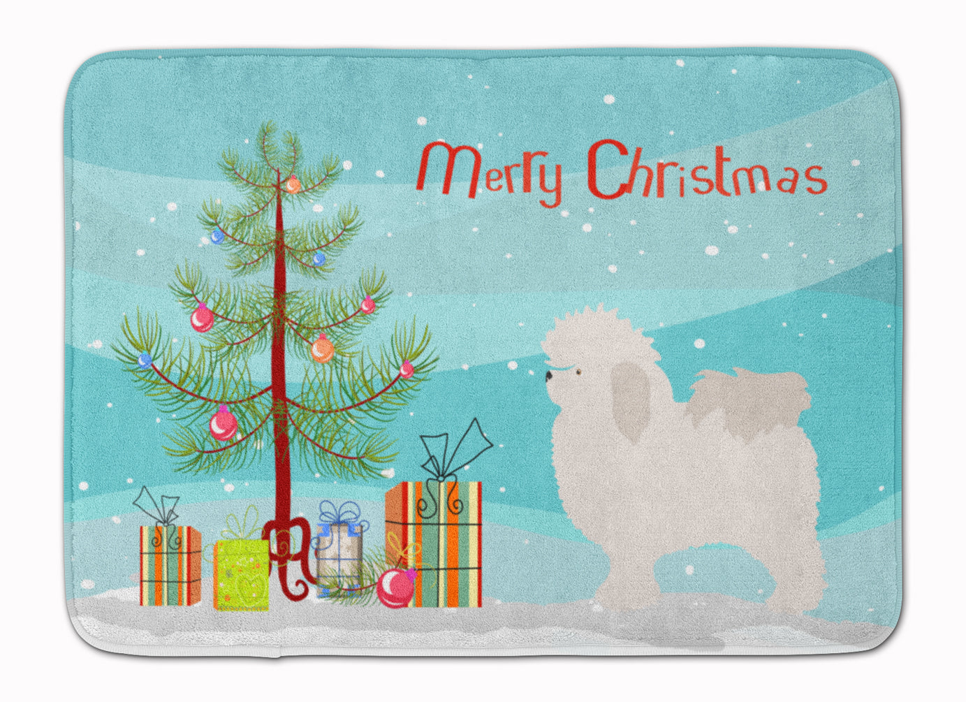 Bolognese Christmas Machine Washable Memory Foam Mat BB8471RUG - the-store.com