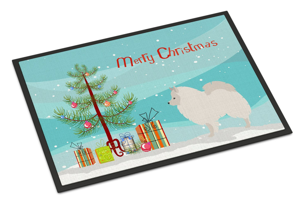 German Spitz Christmas Indoor or Outdoor Mat 24x36 BB8479JMAT by Caroline&#39;s Treasures