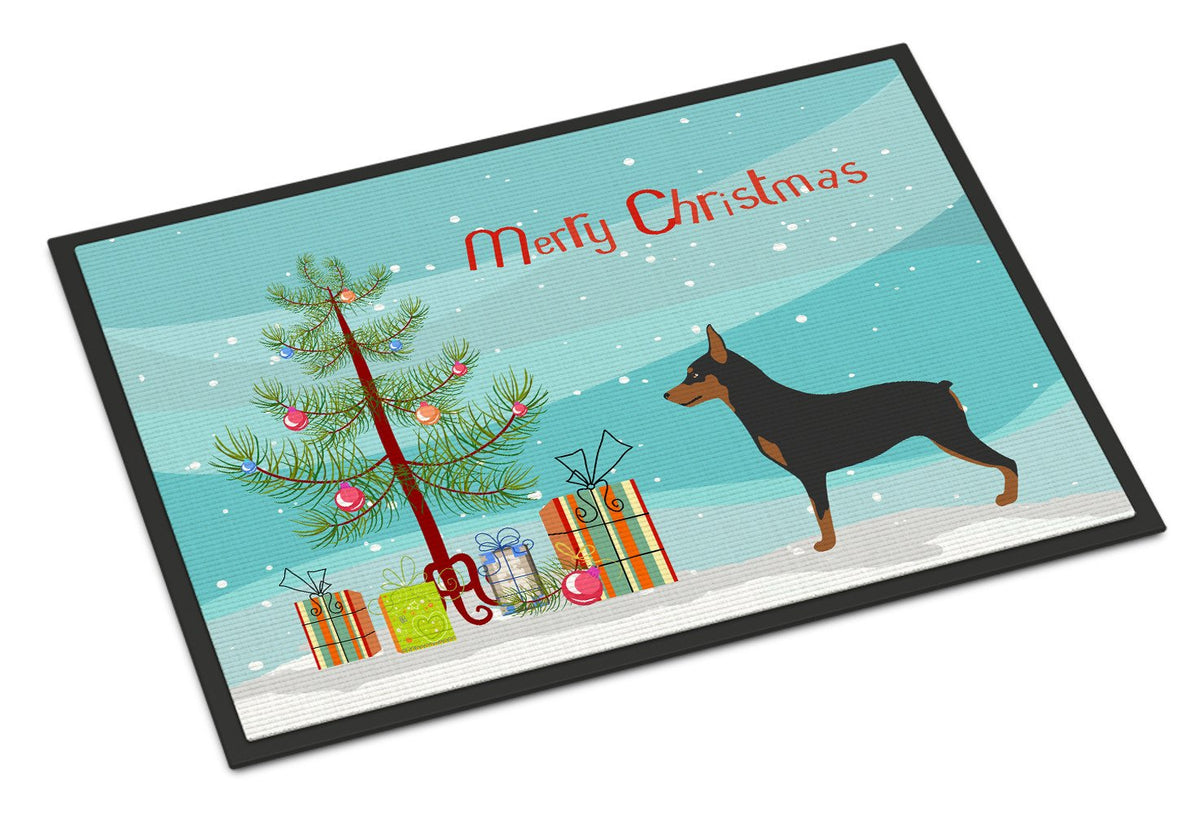 Miniature Pinscher Christmas Indoor or Outdoor Mat 24x36 BB8485JMAT by Caroline&#39;s Treasures