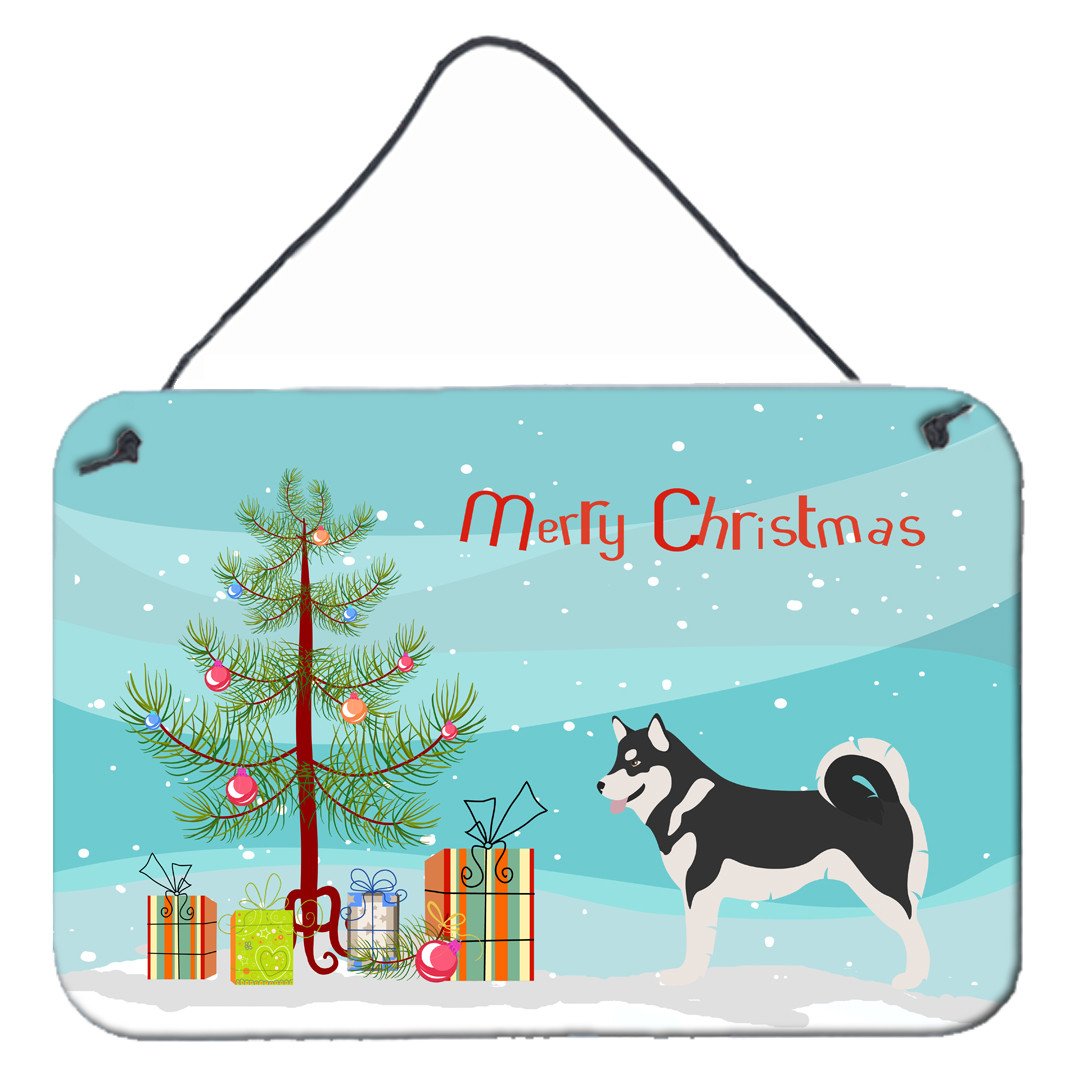 Alaskan Malamute Christmas Wall or Door Hanging Prints BB8486DS812 by Caroline's Treasures