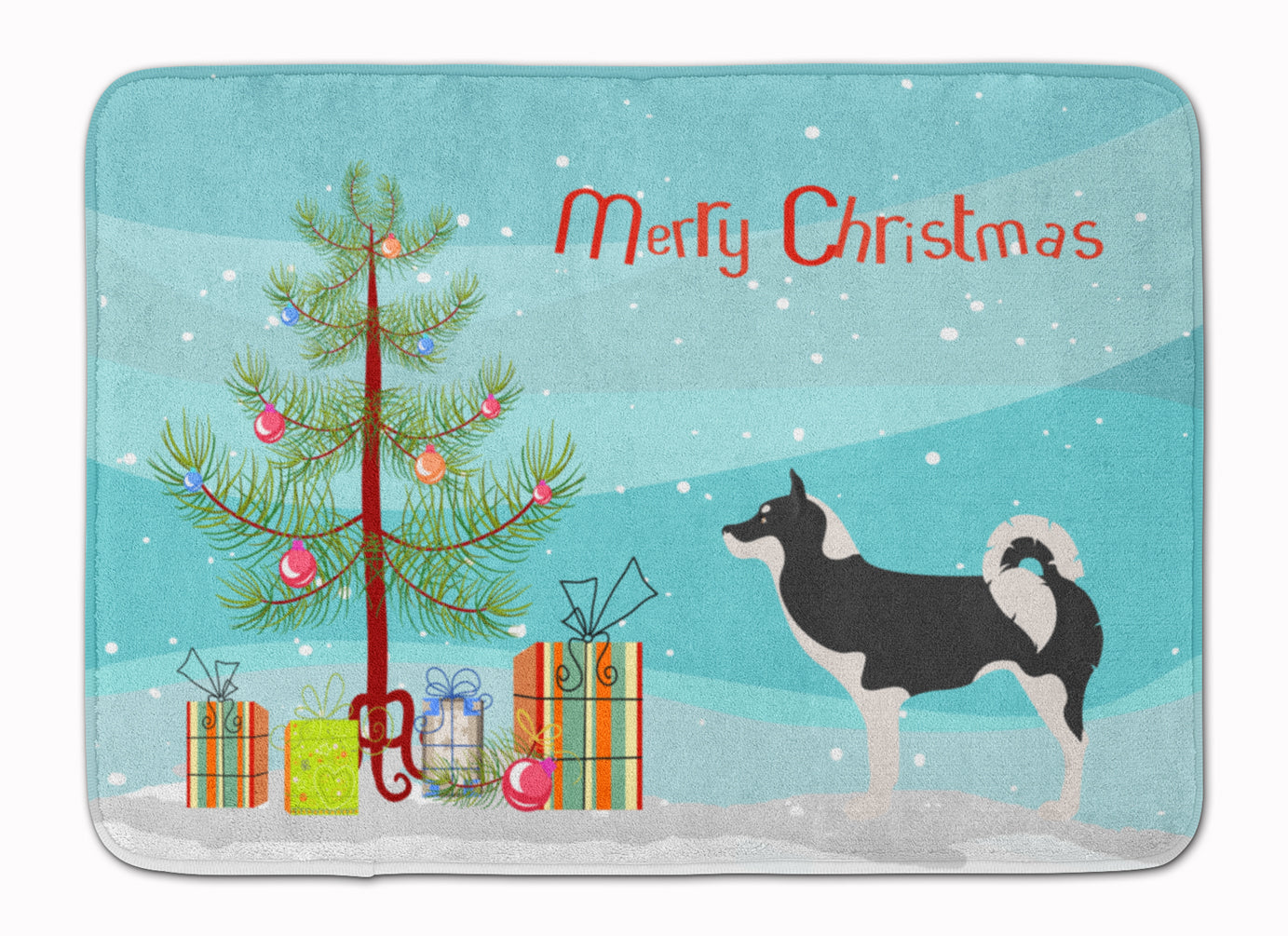 Greenland Dog Christmas Machine Washable Memory Foam Mat BB8500RUG - the-store.com