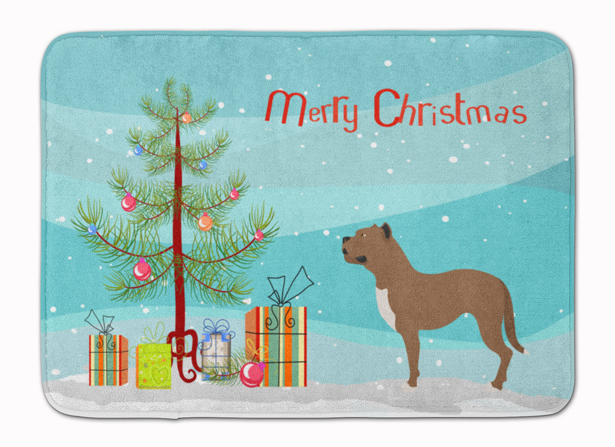 Perro de Presa Canario Christmas Machine Washable Memory Foam Mat BB8501RUG - the-store.com