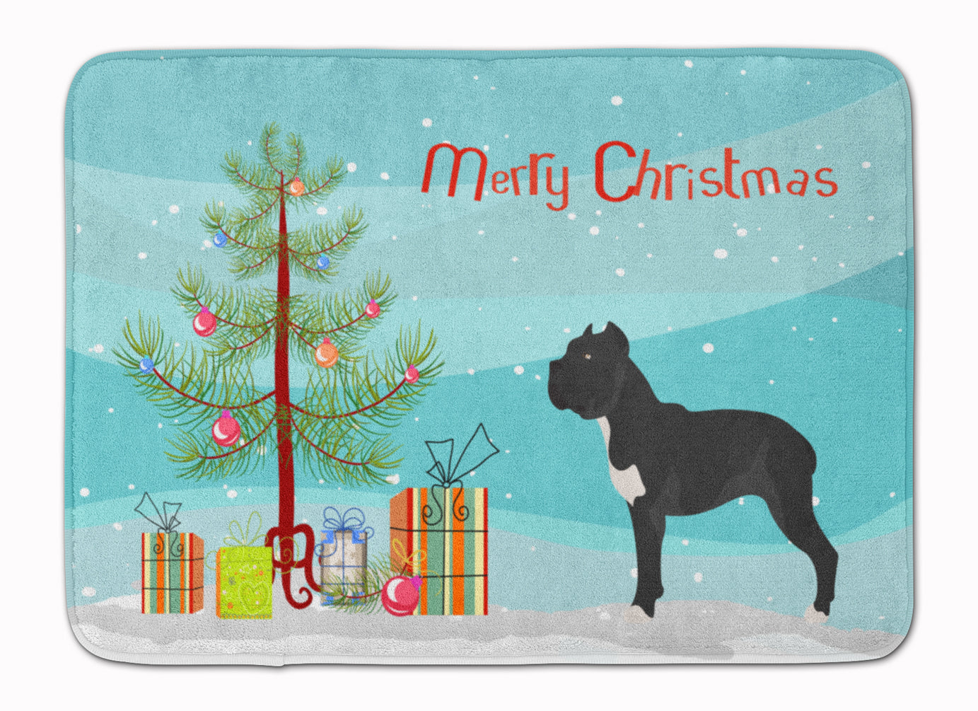 Cane Corso Christmas Machine Washable Memory Foam Mat BB8507RUG - the-store.com