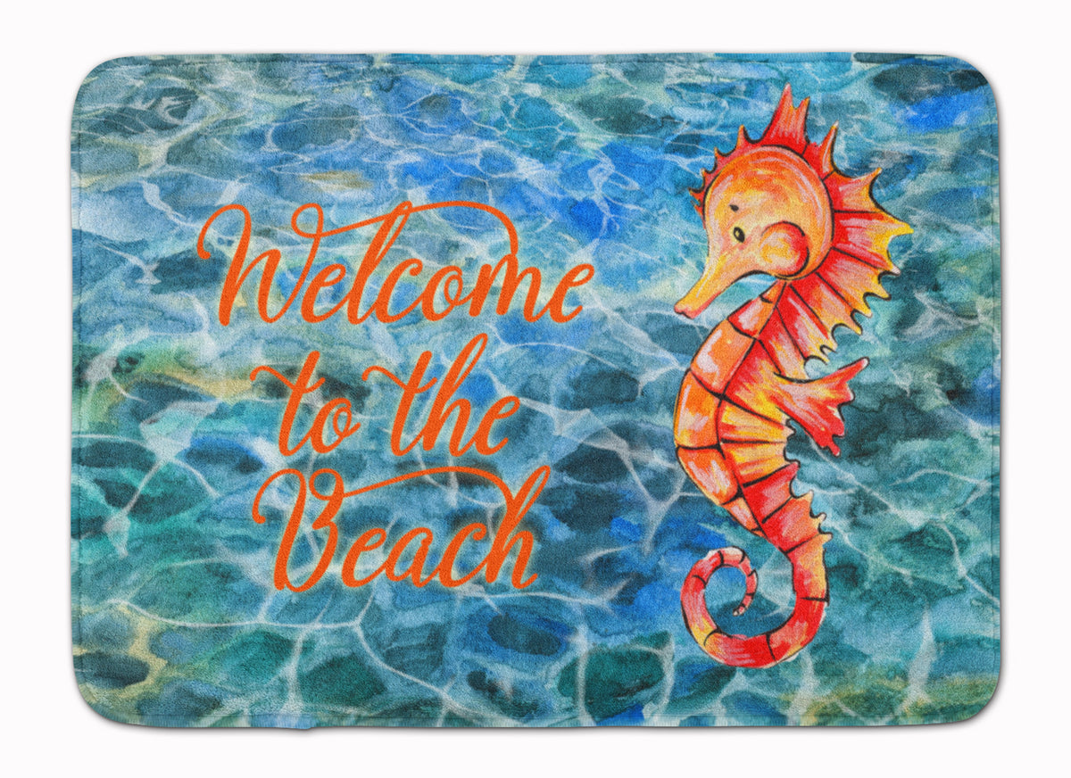 Seahorse Welcome Machine Washable Memory Foam Mat BB8519RUG - the-store.com