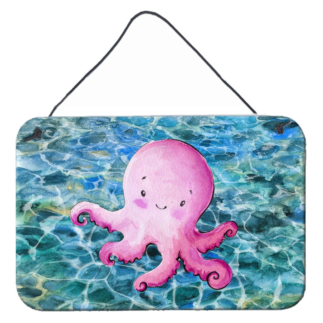 Octopus Wall or Door Hanging Prints BB8522DS812 by Caroline's Treasures