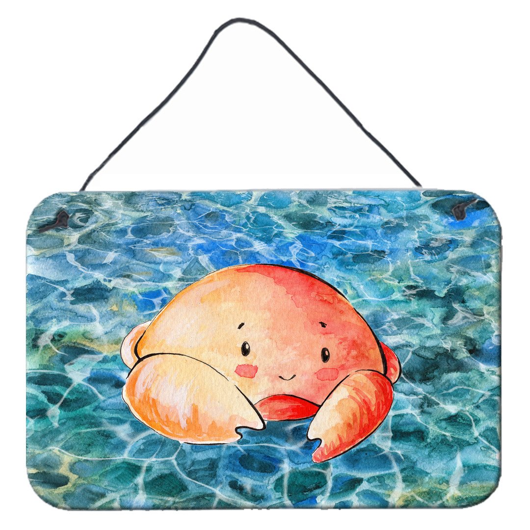 Crab Wall or Door Hanging Prints BB8523DS812 by Caroline&#39;s Treasures