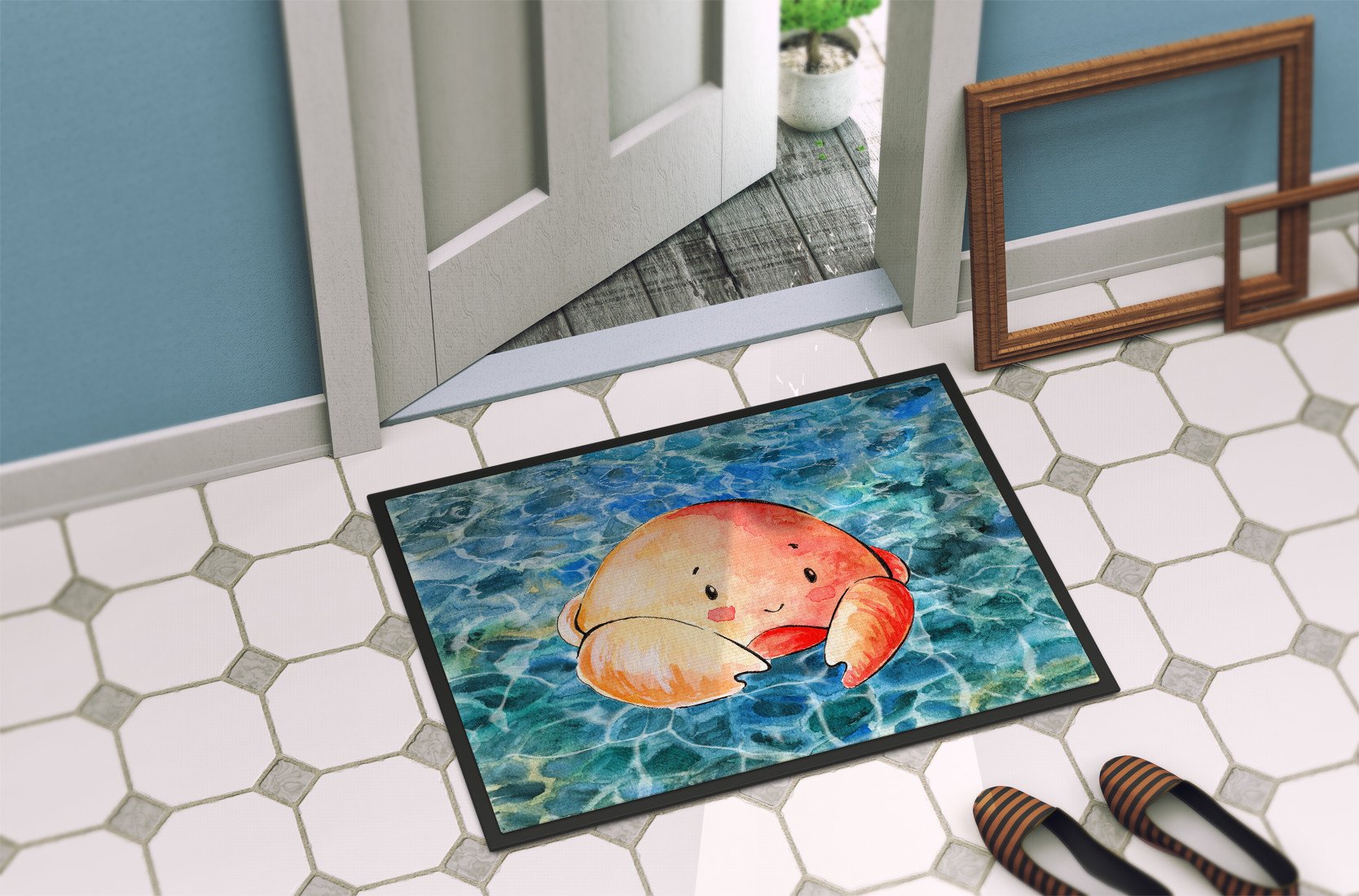 Crab Indoor or Outdoor Mat 24x36 BB8523JMAT by Caroline's Treasures