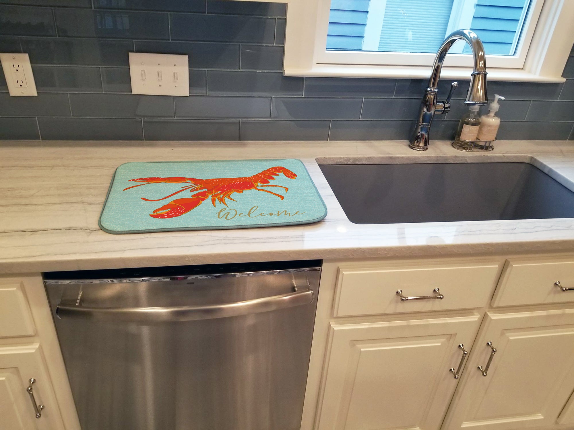 Lobster Welcome Dish Drying Mat BB8534DDM  the-store.com.