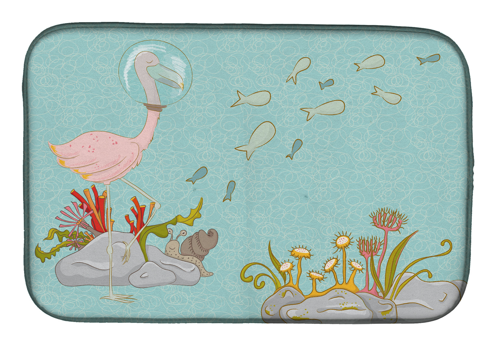 Flamingo Underwater Dish Drying Mat BB8535DDM  the-store.com.