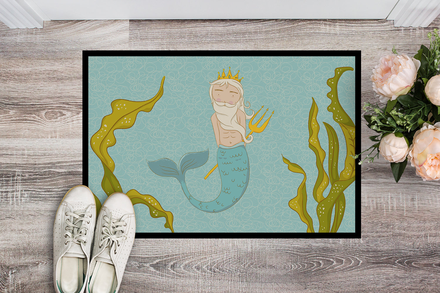 Neptune Merman Indoor or Outdoor Mat 18x27 BB8542MAT - the-store.com