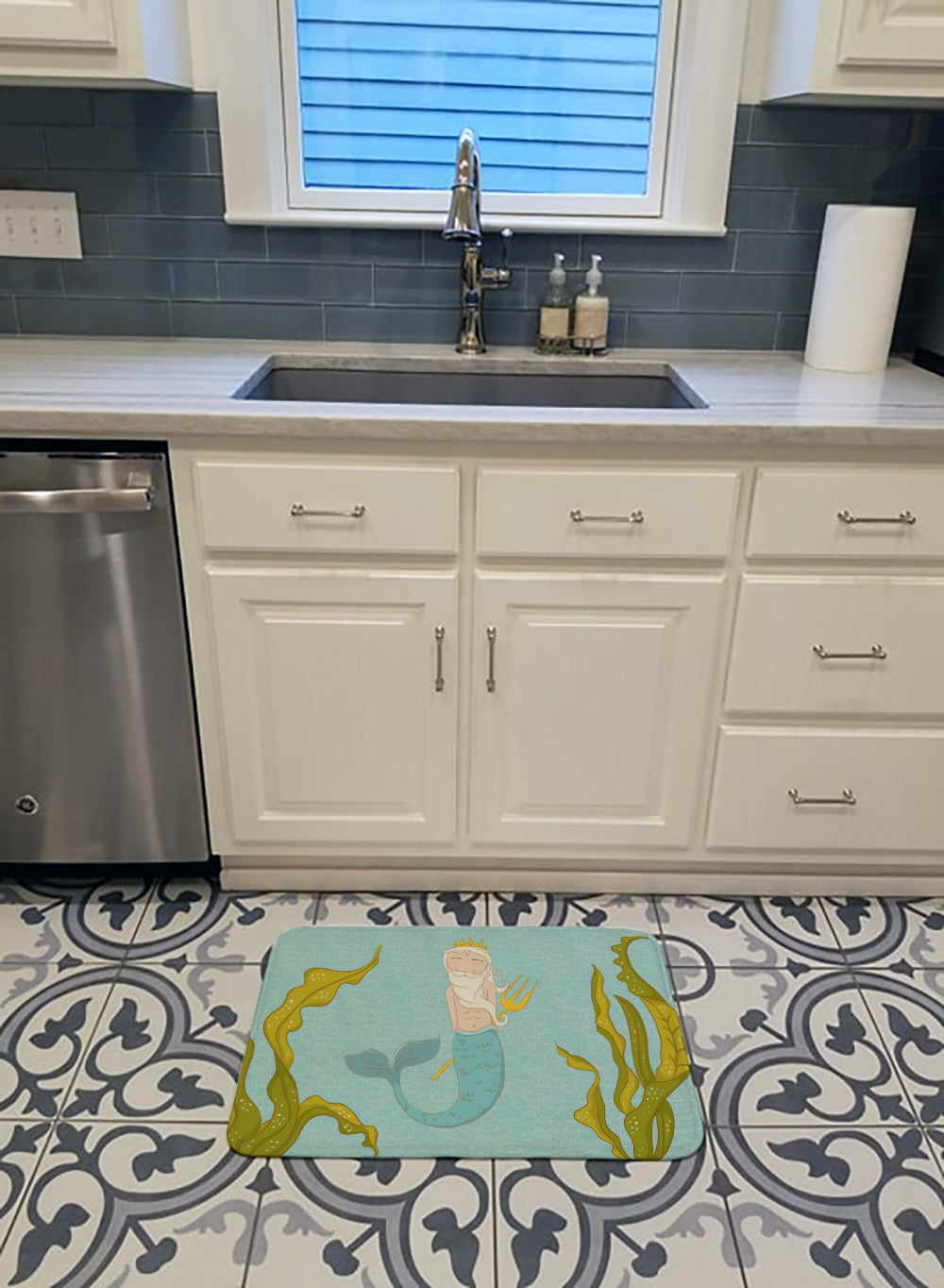 Neptune Merman Machine Washable Memory Foam Mat BB8542RUG - the-store.com