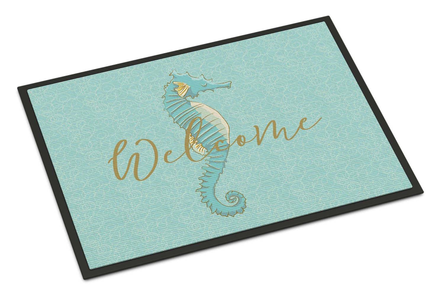 Seahorse Welcome Indoor or Outdoor Mat 24x36 BB8547JMAT by Caroline's Treasures