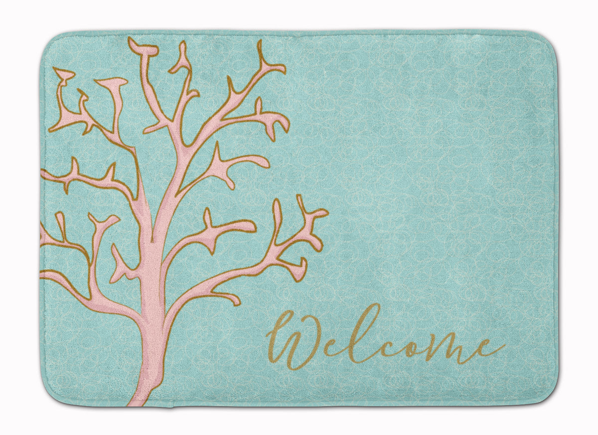 Coral Welcome Machine Washable Memory Foam Mat BB8556RUG - the-store.com