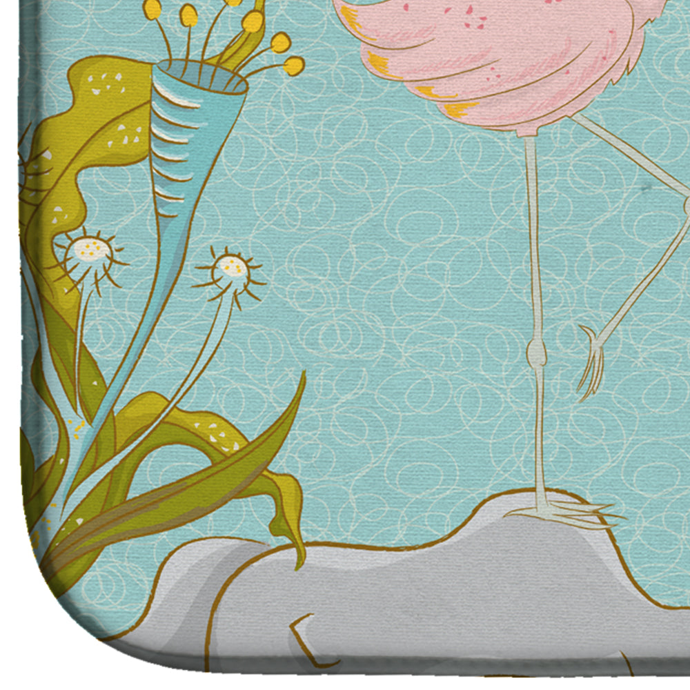 Flamingo Underwater #2 Dish Drying Mat BB8557DDM  the-store.com.