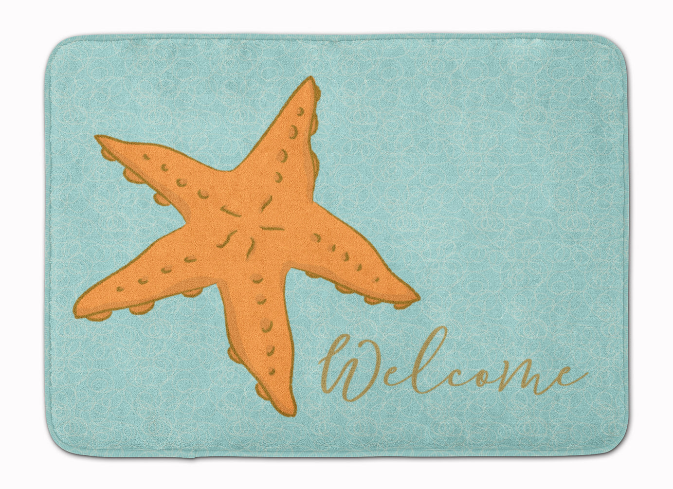 Starfish Welcome Machine Washable Memory Foam Mat BB8559RUG - the-store.com