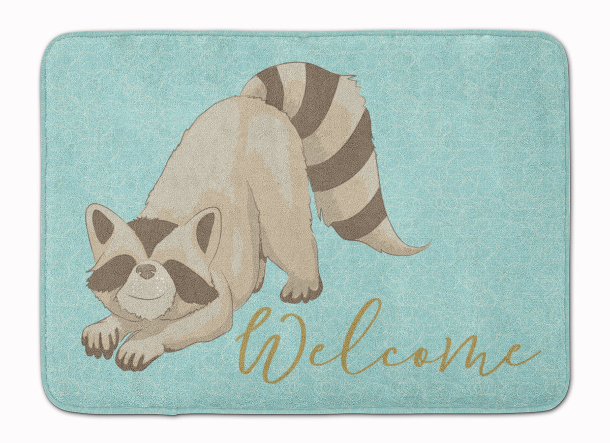 Raccoon Welcome Machine Washable Memory Foam Mat BB8560RUG - the-store.com