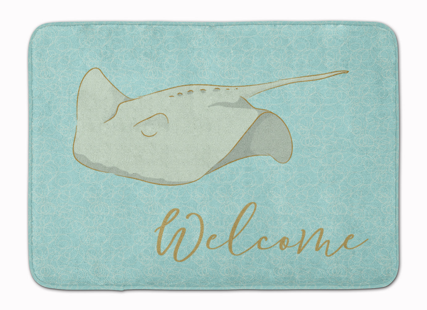 Sting Ray Welcome Machine Washable Memory Foam Mat BB8561RUG - the-store.com