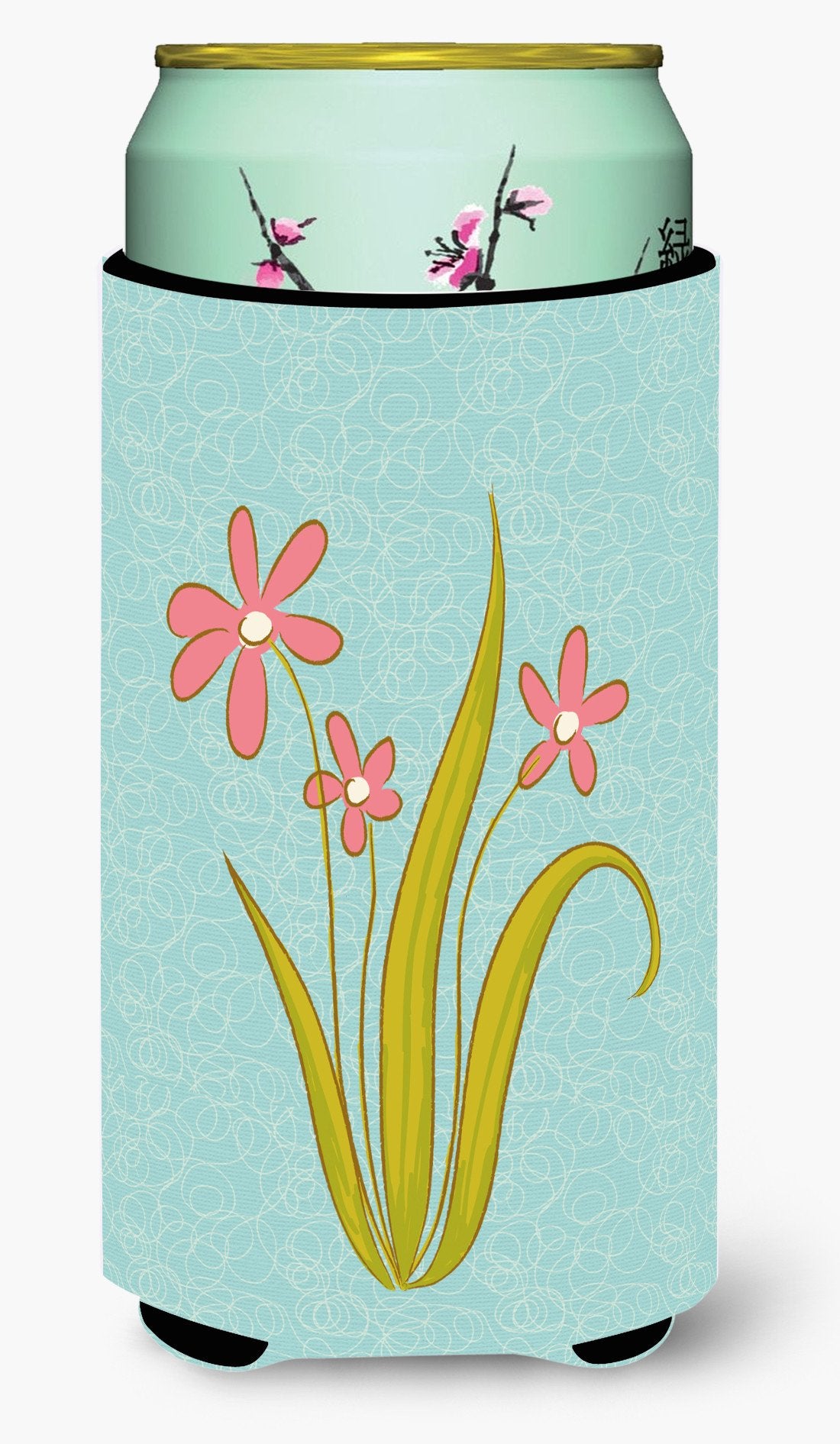 Flowers Tall Boy Beverage Insulator Hugger BB8574TBC by Caroline's Treasures