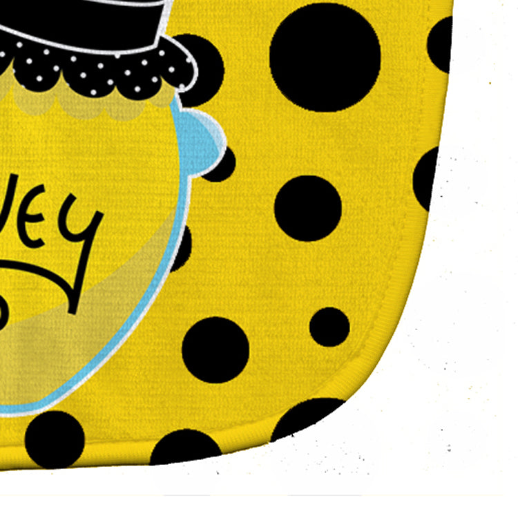 Bee Honey Jar on Polkadots Baby Bib BB8598BIB - the-store.com